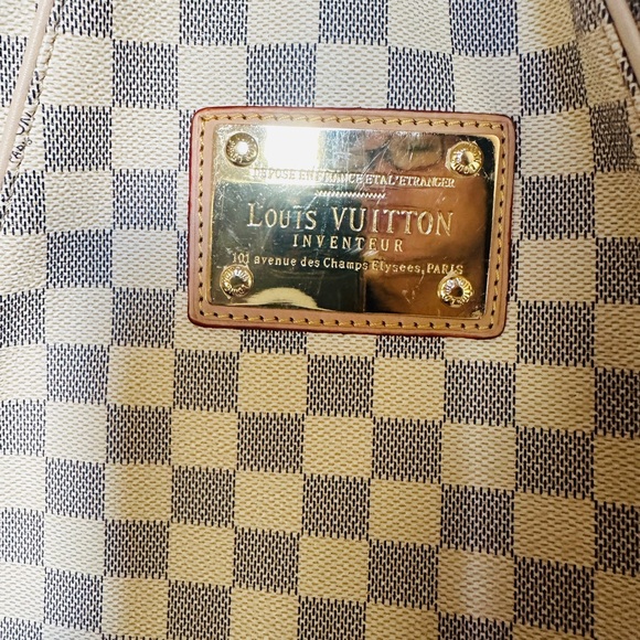 Stylish Damier Asur Checkered Shoulder Bag - Picture 13 of 16